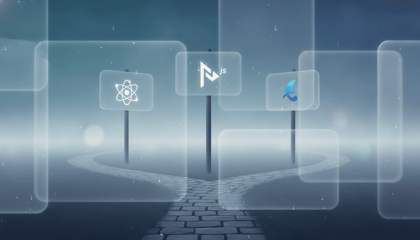React, Next.js, Flutter: How We Choose the Right Tech Stack for Every Client Project